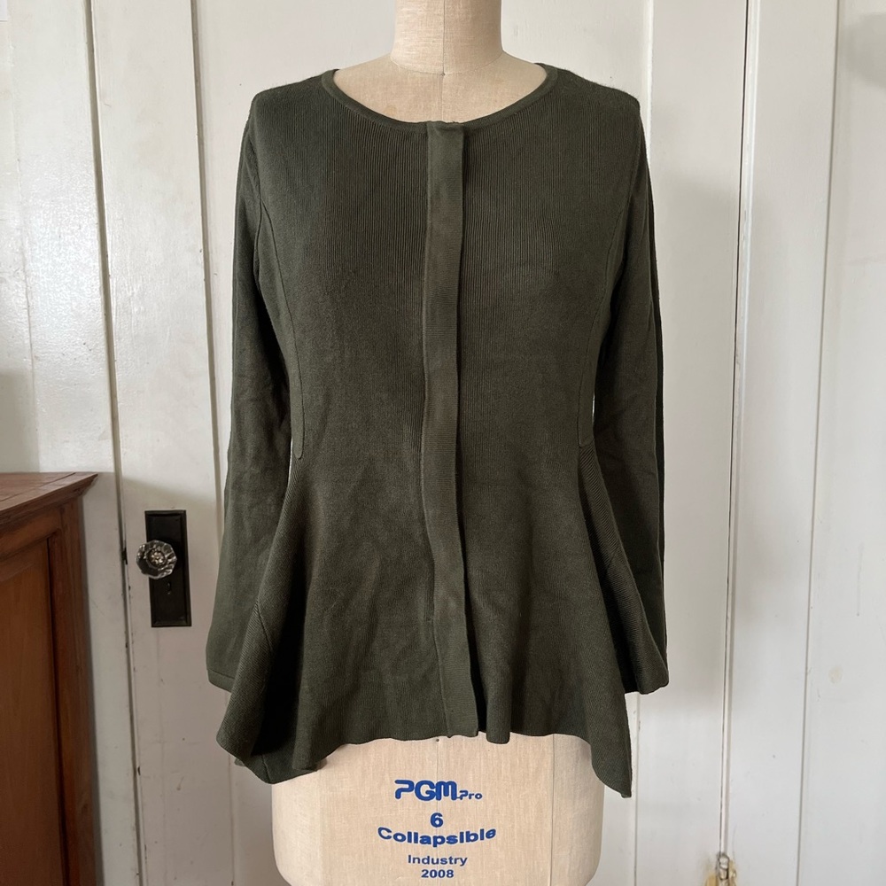Alfani Petite Knit Top in Olive